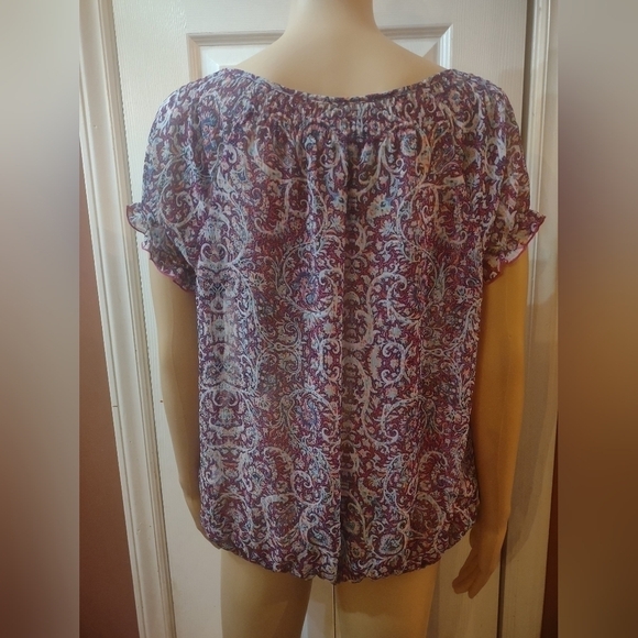 Liz Claiborne women's size medium blouse shirt top - Picture 4 of 6